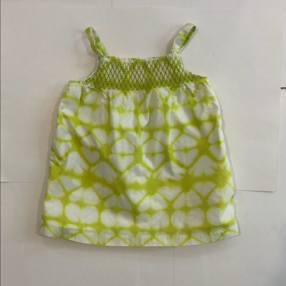 Cherokee smocked sleeveless top